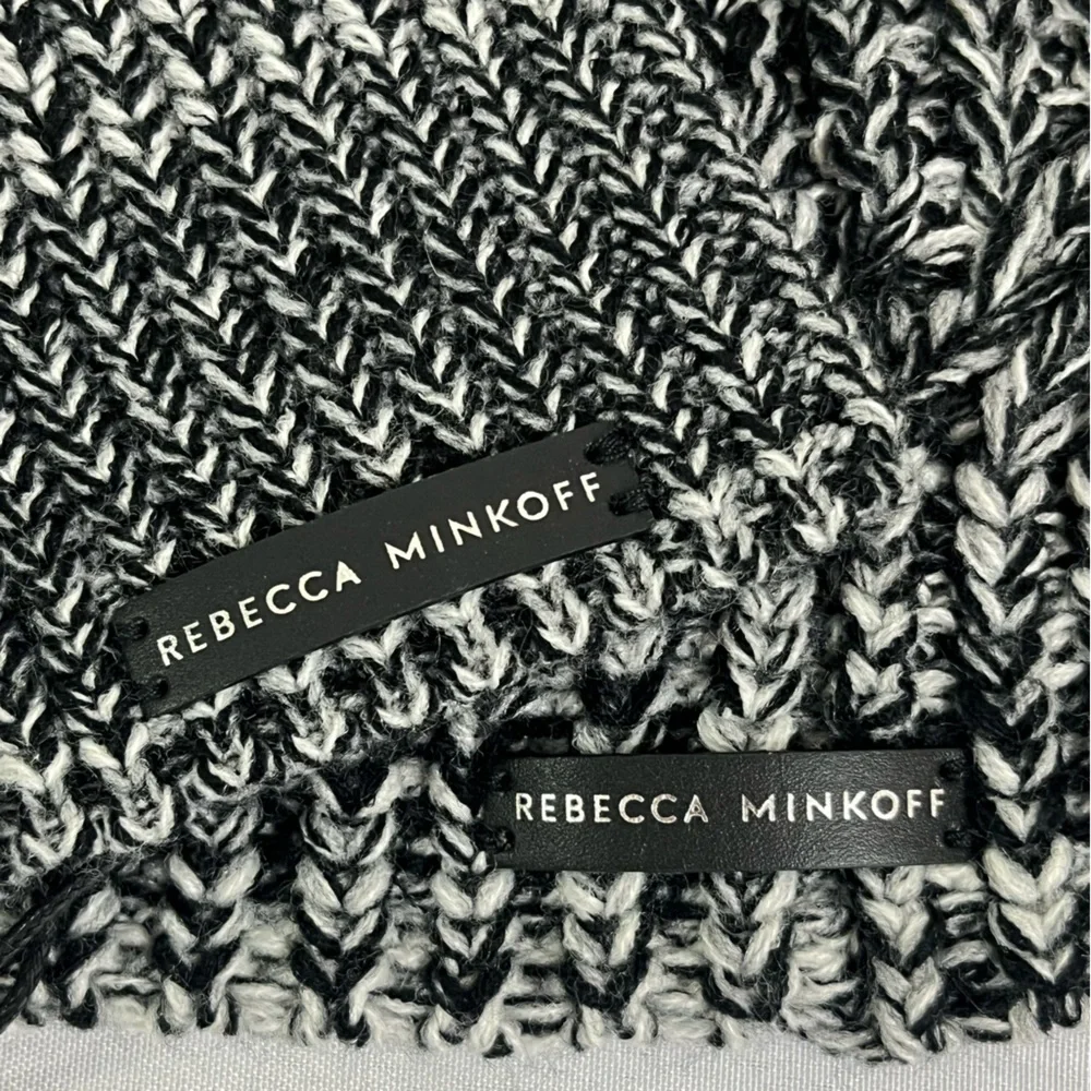 Rebecca Minkoff Beanie & Armwarmer Set - Marled Black
